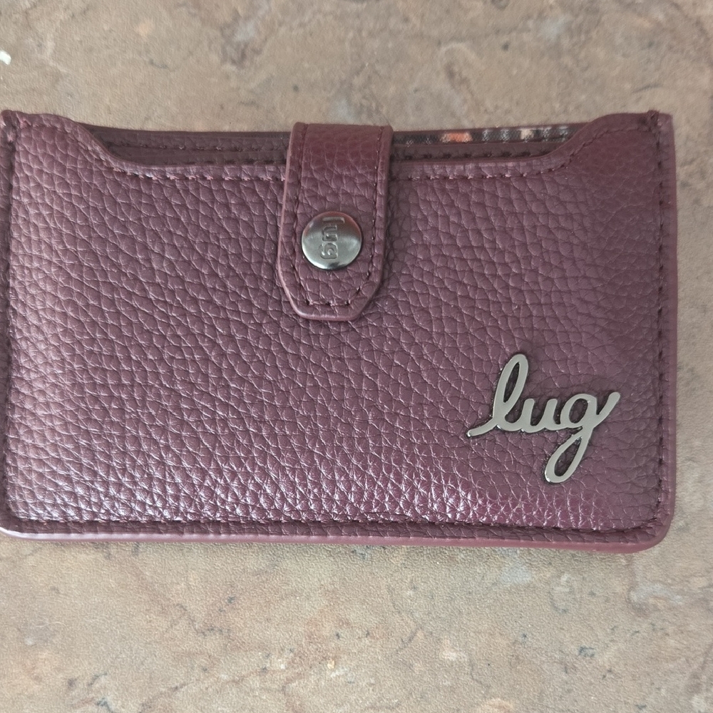 Lug Plum Card Wallet